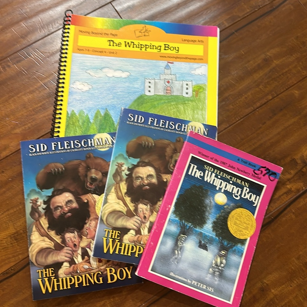 The Whipping Boy novel - 3 copies -  and‎ Teacher’s guide curriculum homeschool